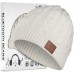 ZRUHIG Bluetooth Beanie,Stereo Knit Music Hat with Bluetooth V5.0 Wireless Hats Headphone Upgraded Unisex Knit Bluetooth Beanie Suitable for Outdoor Sports,Gift
